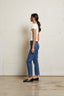 Gabby 2X1 Sweater Rib Short Sleeve Crew Neck
