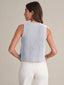 Demi High Crew Neck Tank Top