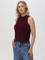 Demi High Crew Neck Tank Top