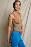 Khara - Rib Scoop Tank - Mocha