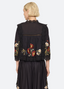 Ruwa Emb V-Neck	Top - Black