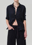 Kayla Shrunken Top - True Navy