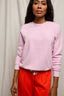Ziggy - Inside Out Fleece Shrunken Crew - Sugar Pink