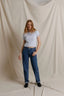 Isabel Sweater Rib Top - Heather Grey