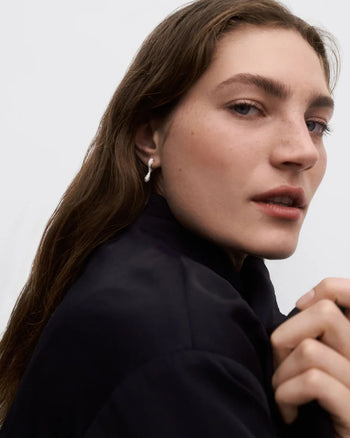 Pave Ray Hoops