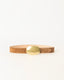 Myra Suede Belt - Bronze Brass