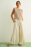 Open Knit Tank - Stone