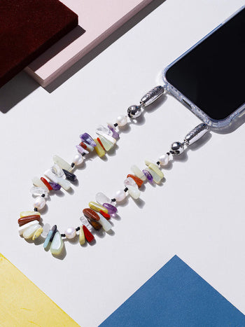 Stone and Pearl Wristlet - Prisma