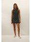 Jacie Mini Dress - Lola Polka Dot Black/Cream