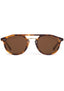Markle Sunglasses - Maple and Crystal 12k Polarized