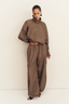 Malika Drawstring Pant - Bronze