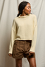 Kiki - Sweater Mockneck - Custard