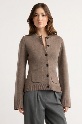 Eames Cardigan - Heather Brown