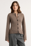 Eames Cardigan - Heather Brown