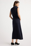 Abel Asymmetric-Neck	Dress - Navy