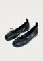 Rosalind Leather Ballet Flats - Black