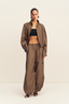 Malika Drawstring Pant - Bronze