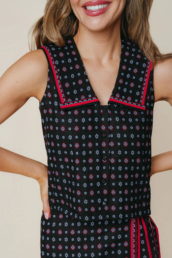Lynn Top - Scarf