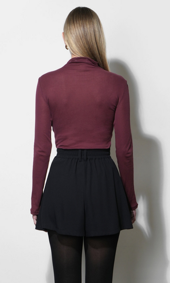 Colette Pleated Skort - Black