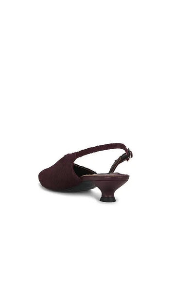 Nelly Soft Burgundy Leather Mules