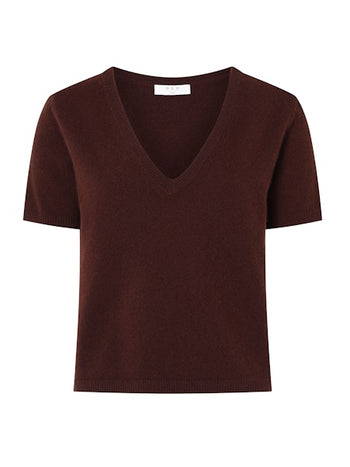 Kadri Cashmere Vneck Tee - Dressage
