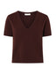Kadri Cashmere Vneck Tee - Dressage