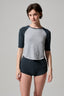 Blake Baseball Tee - Heather Gray