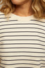 Niall - Fleece Pullover - Navy Stripe