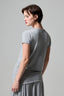 Romi Ringer Tee - Heather Gray