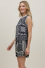 Sleeveless Hankerchief Top - Black