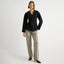 Emmett Structured-Sleeve Denim Jacket - Washed Black