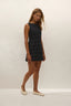 Jacie Mini Dress - Lola Polka Dot Black/Cream