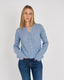 Liv Mohair Stitchy Cardigan - Denim