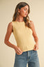 Ribbed Tank - Custard
