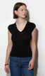 Natalie Deep V Knit Top