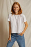 Harley - Cotton Boxy Crew Tee - White