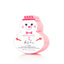 White Rose Snowman Holiday Sponge