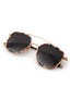 Austin Sunglasses - 18K Titanium + Champagne Polarized