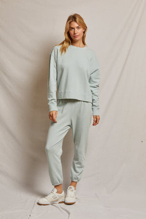 Johnny - French Terry Easy Sweatpant - Fresh Mint