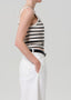 Faye Tank - Midnight Stripe