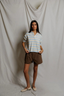 Daria - Cotton Rugby - Powder Blue Stripe