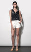Odessa Ruffle Top - Midnight