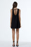 Kiona Mini Swing Dress - Black