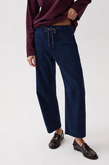 Sabrina Curved Utility Pants - Nautical