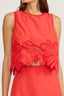 Kayla Eyelet Top - Red