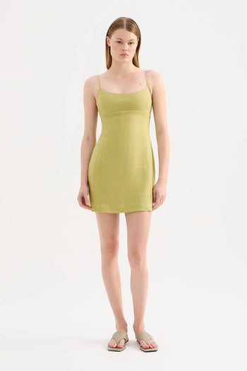 Carmela Linen Mini Dress
