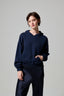 Nima Knitted Hoodie - Heather Cadet
