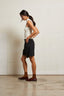 Mel - Luxe Rib Sleeveless Mockneck