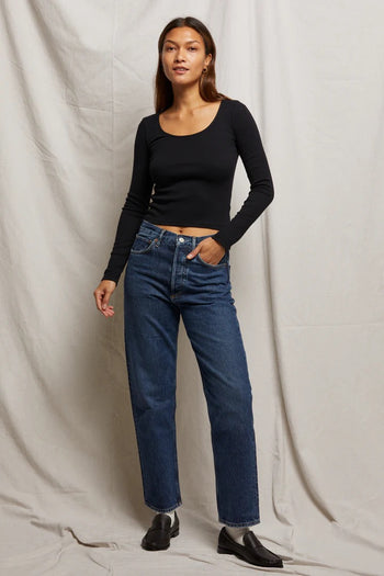 Anya Rib Long Sleeve Top