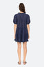 Antonina Puff Slv Dress - Navy